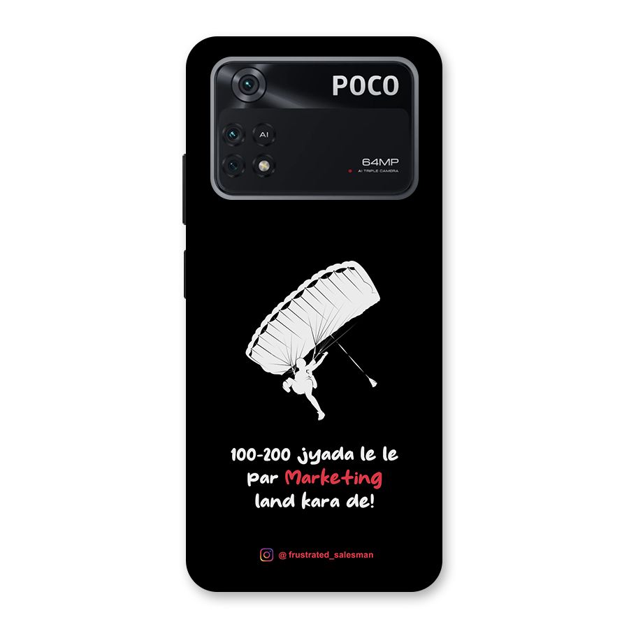 Marketing Land Kara De Black Back Case for Poco M4 Pro 4G