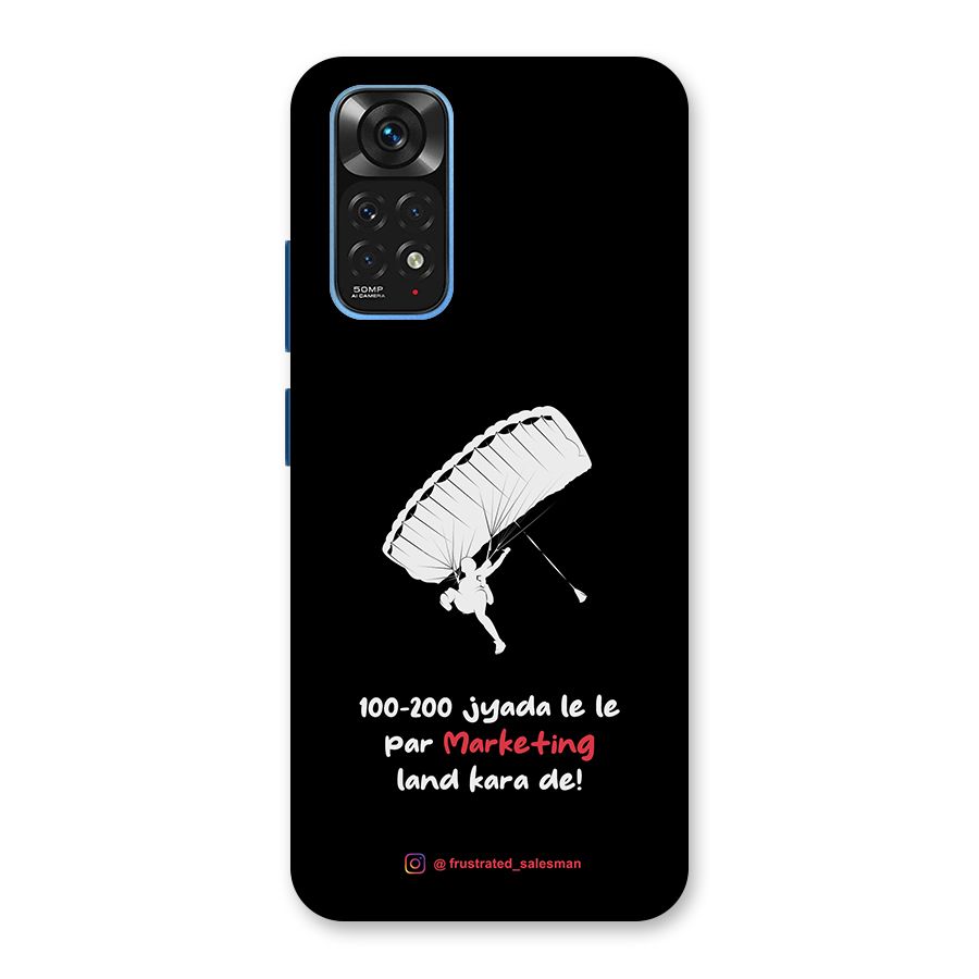 Marketing Land Kara De Black Back Case for Redmi Note 11S