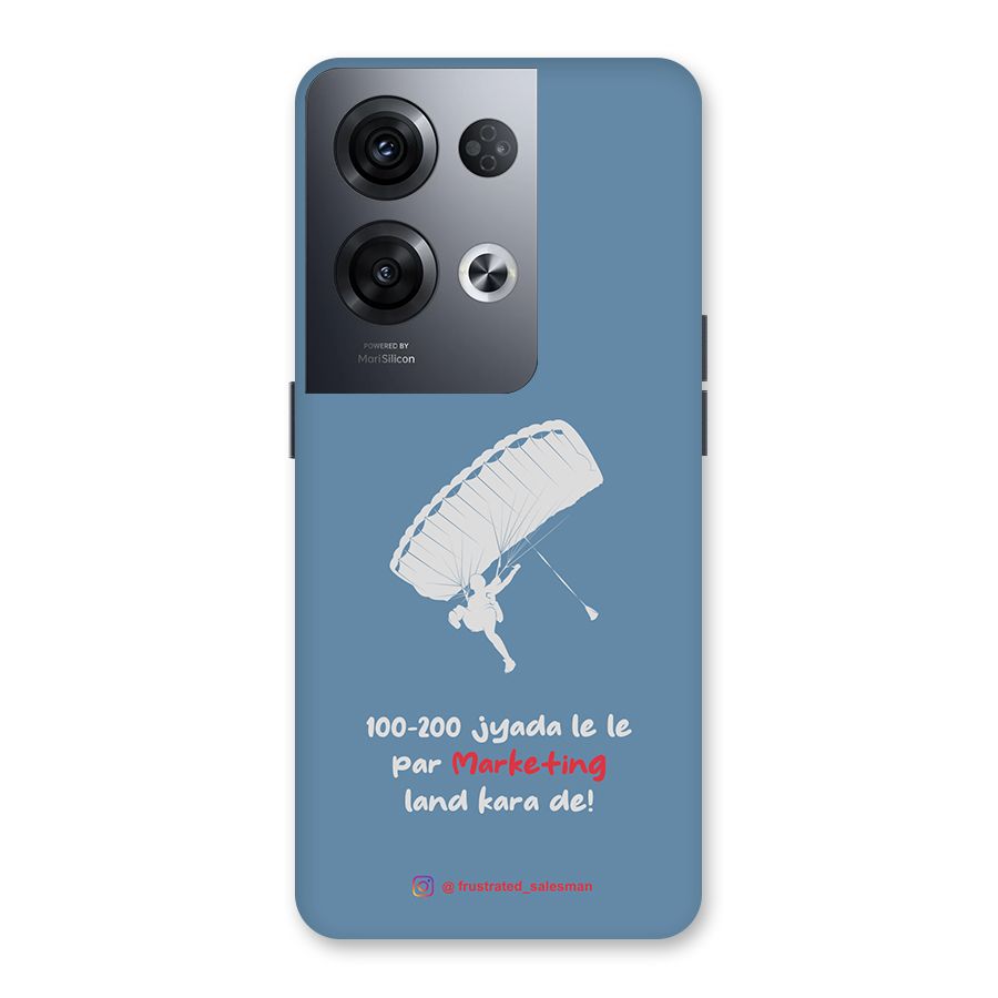 Marketing Land Kara De SteelBlue Back Case for Oppo Reno8 Pro 5G