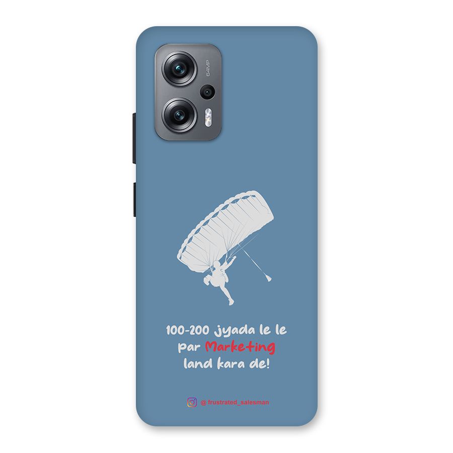 Marketing Land Kara De SteelBlue Back Case for Redmi K50i