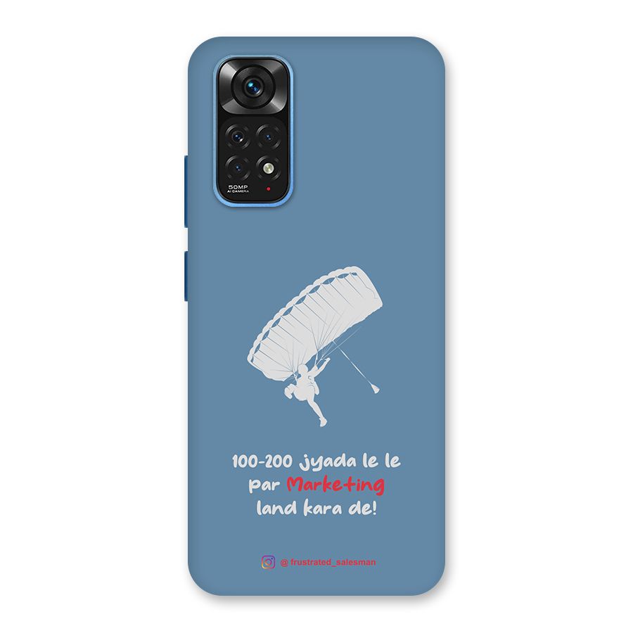 Marketing Land Kara De SteelBlue Back Case for Redmi Note 11S