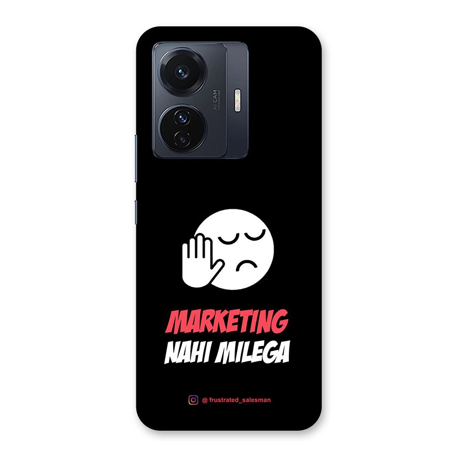 Marketing Nahi Milega Black Back Case for Vivo T1 Pro