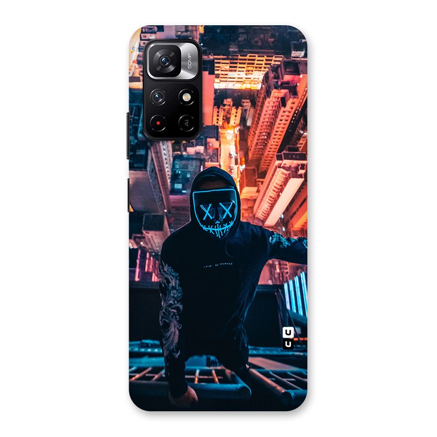 Mask Guy Climbing Building Back Case for Redmi Note 11T 5G