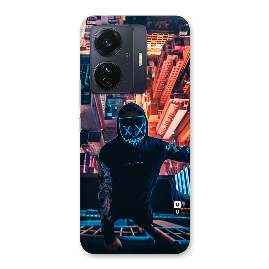 Mask Guy Climbing Building Back Case for Vivo T1 Pro