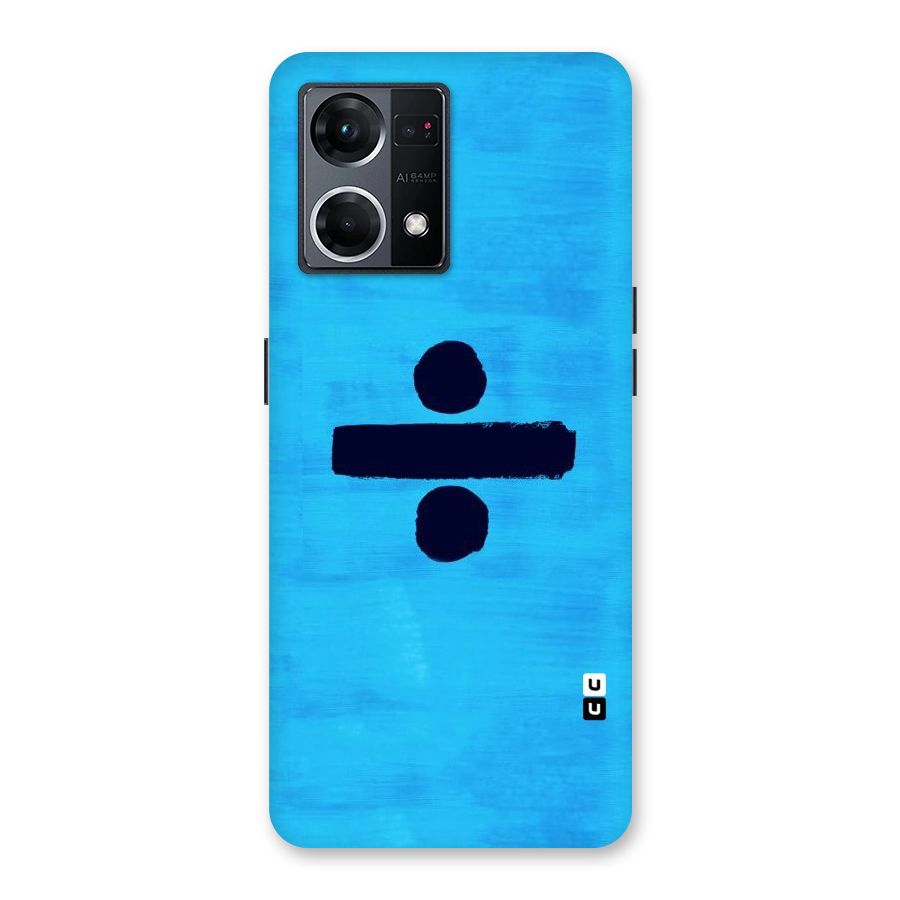Math And Blue Glass Back Case for Oppo F21 Pro 5G