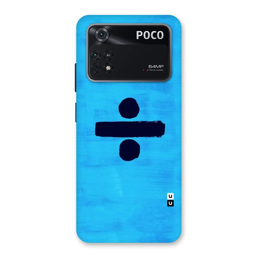 Math And Blue Back Case for Poco M4 Pro 4G