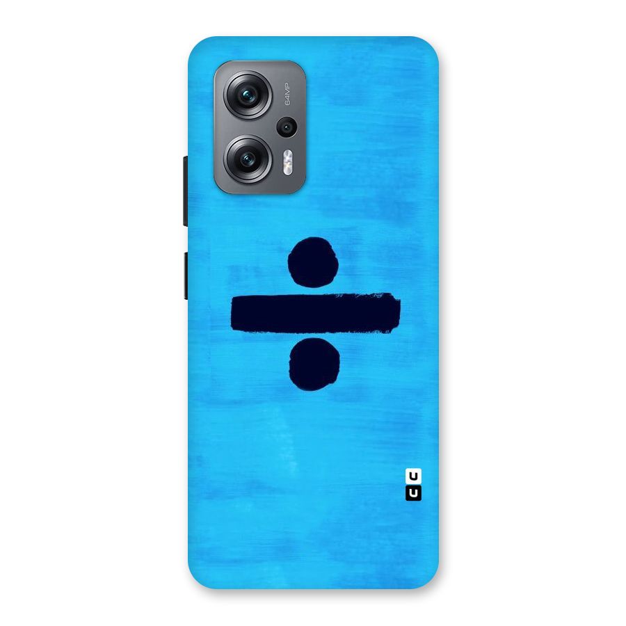 Math And Blue Back Case for Redmi K50i