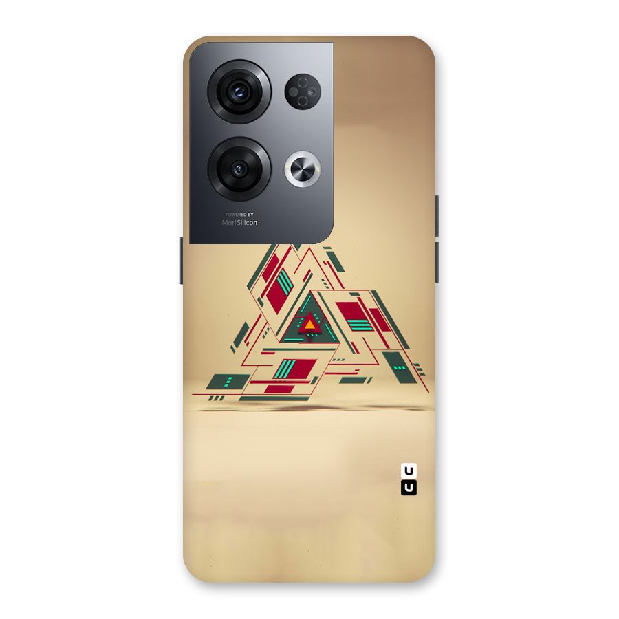 Maze Triangle Back Case for Oppo Reno8 Pro 5G