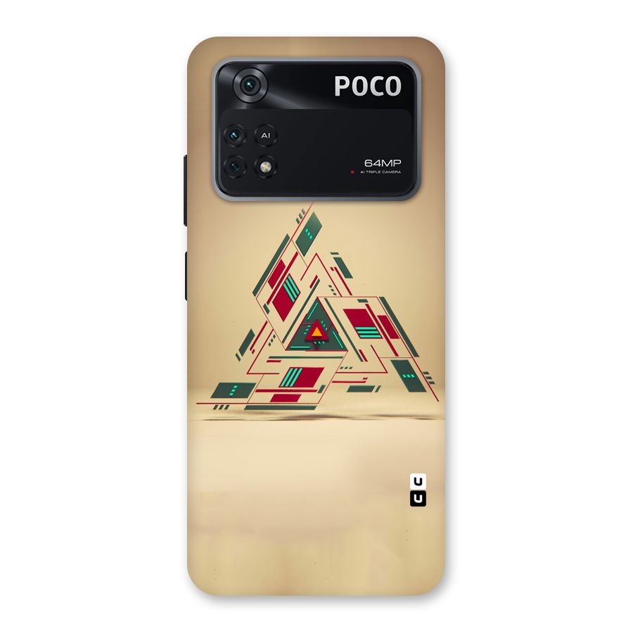 Maze Triangle Back Case for Poco M4 Pro 4G