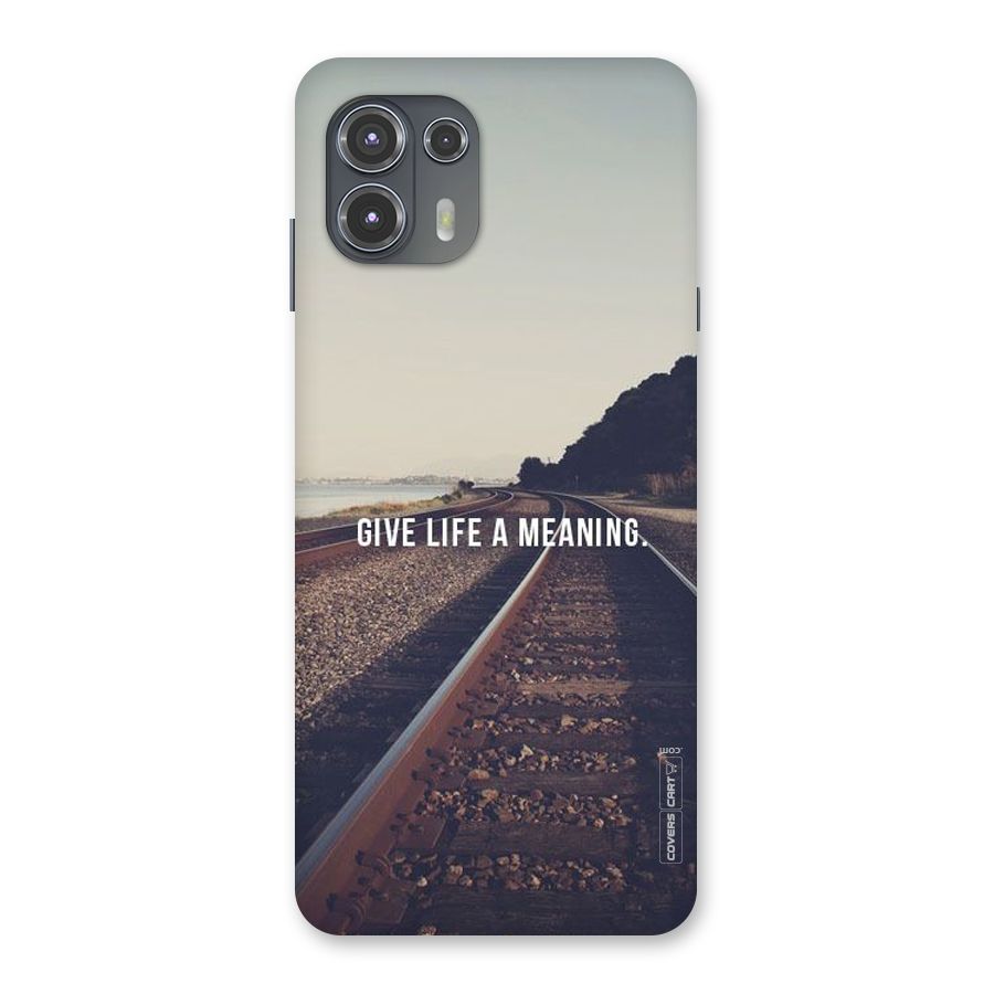 Meaning To Life Back Case for Motorola Edge 20 Fusion