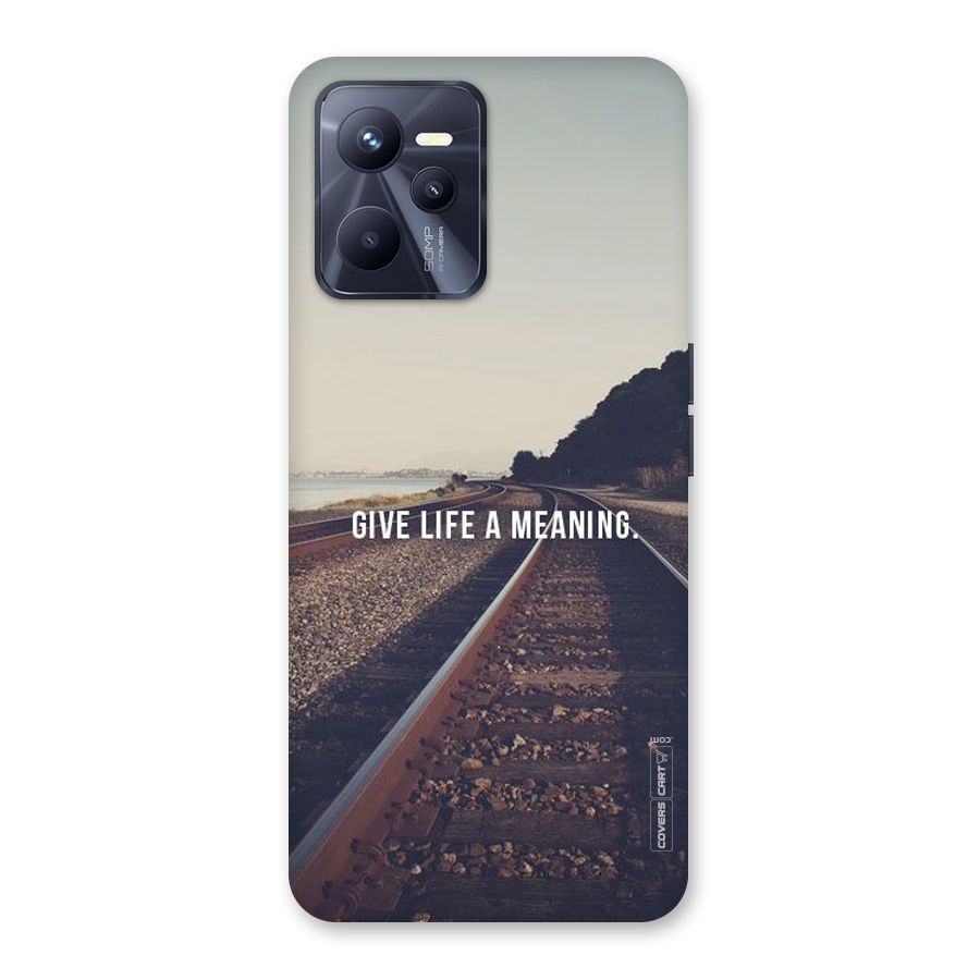 Meaning To Life Back Case for Realme C35