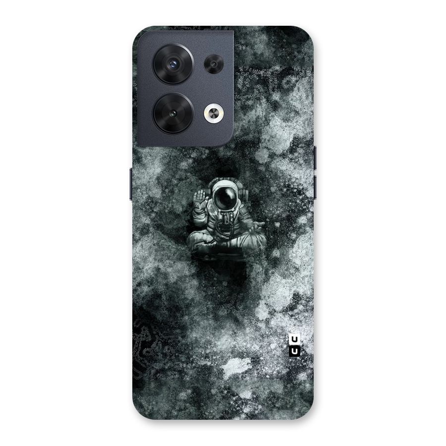 Meditating Spaceman Back Case for Oppo Reno8 5G