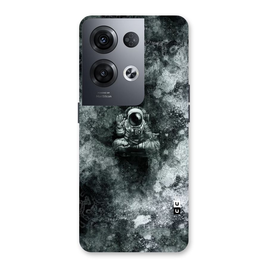 Meditating Spaceman Back Case for Oppo Reno8 Pro 5G