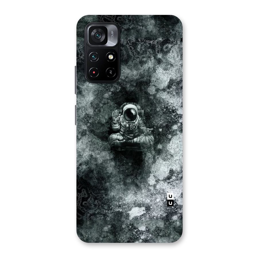 Meditating Spaceman Back Case for Poco M4 Pro 5G