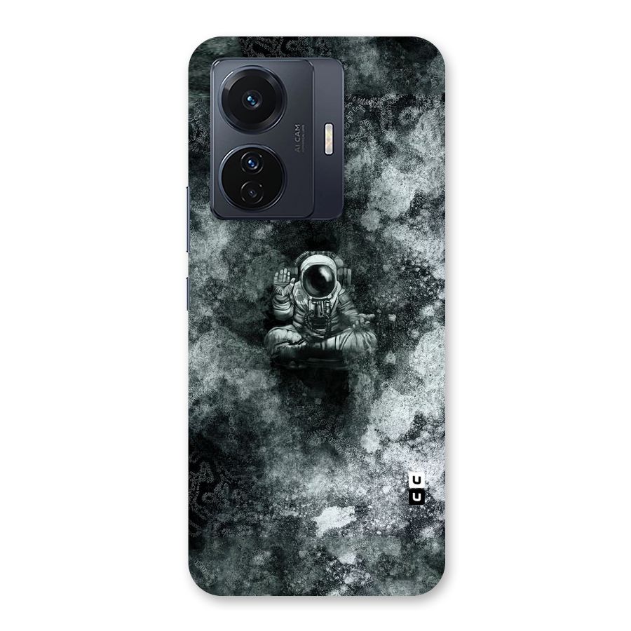 Meditating Spaceman Back Case for Vivo T1 Pro
