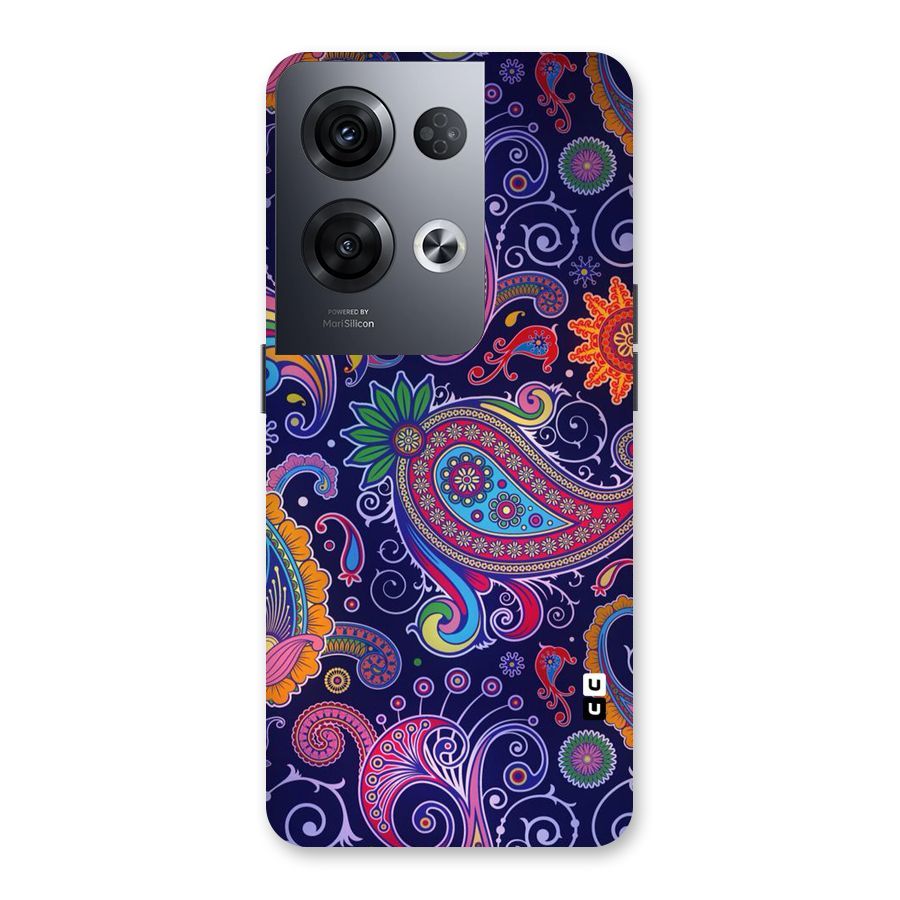 Mehendi Pattern Back Case for Oppo Reno8 Pro 5G