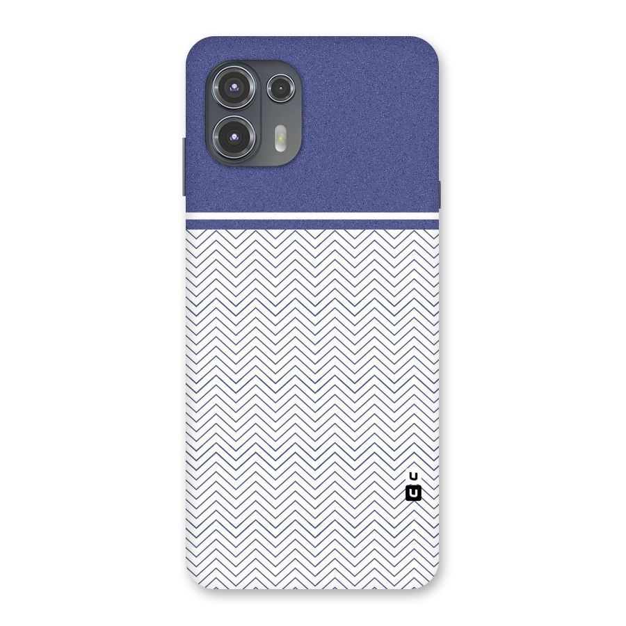 Melange Striped Pattern Back Case for Motorola Edge 20 Fusion