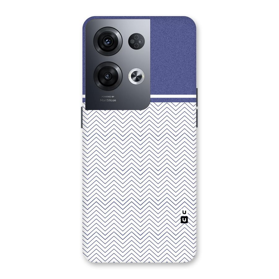 Melange Striped Pattern Back Case for Oppo Reno8 Pro 5G