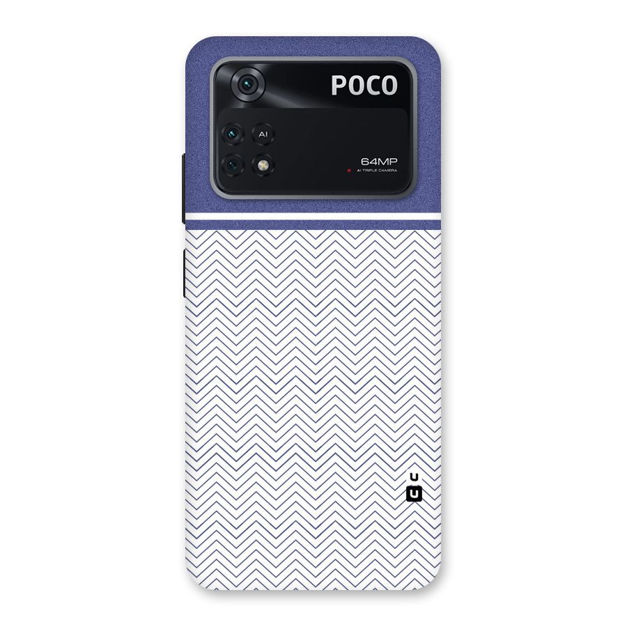 Melange Striped Pattern Back Case for Poco M4 Pro 4G