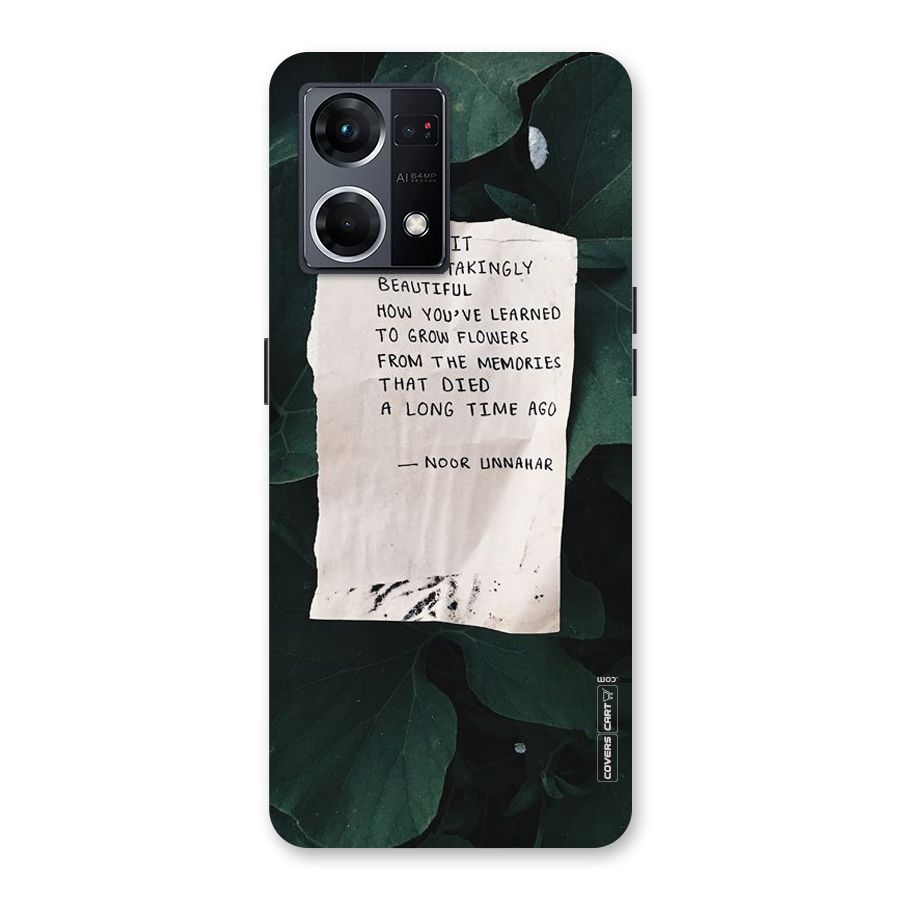 Memories Glass Back Case for Oppo F21 Pro 5G