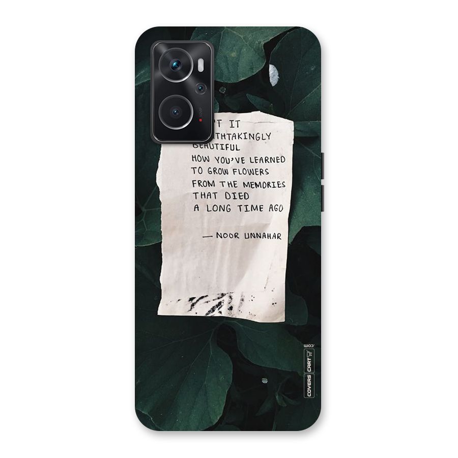Memories Back Case for Oppo K10 4G