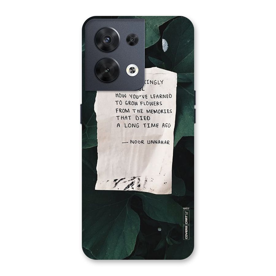 Memories Back Case for Oppo Reno8 5G