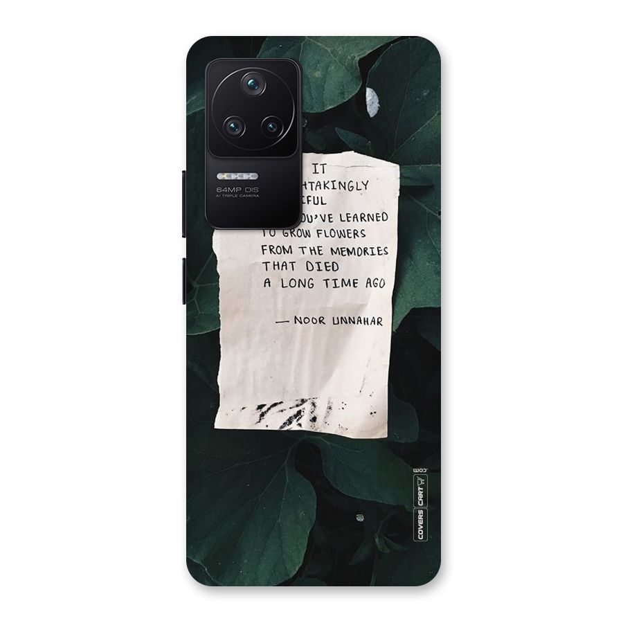 Memories Back Case for Poco F4 5G