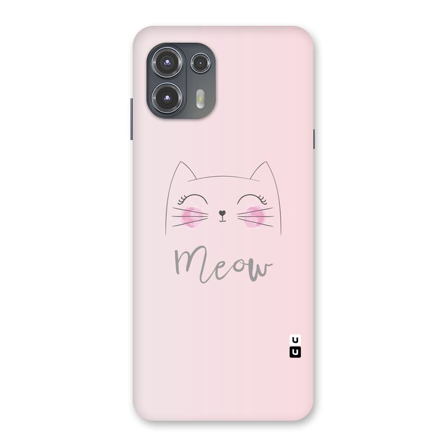 Meow Pink Back Case for Motorola Edge 20 Fusion