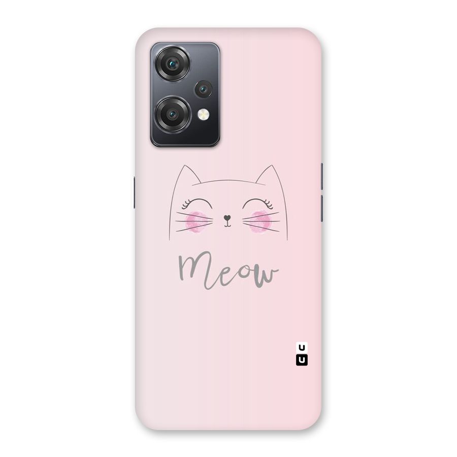 Meow Pink Back Case for OnePlus Nord CE 2 Lite 5G