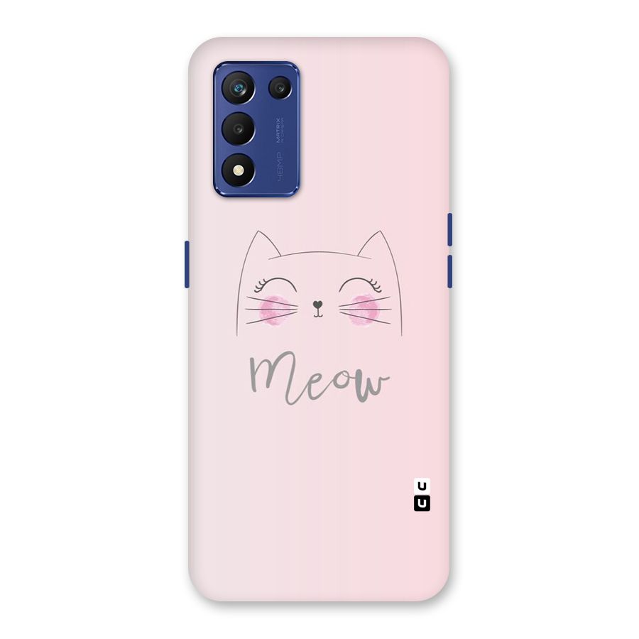 Meow Pink Back Case for Realme 9 5G Speed