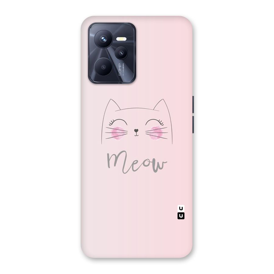 Meow Pink Back Case for Realme C35