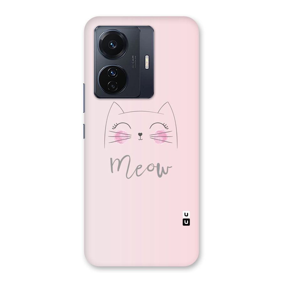 Meow Pink Back Case for Vivo T1 Pro