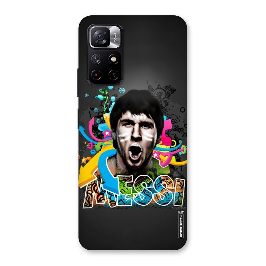 Messi For Argentina Back Case for Redmi Note 11T 5G
