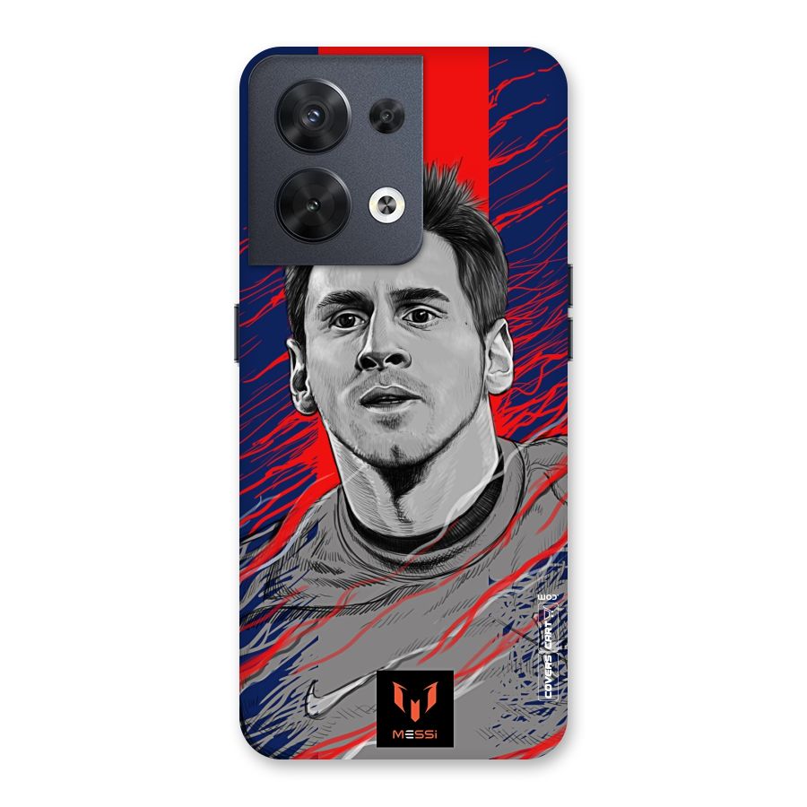 Messi For FCB Back Case for Oppo Reno8 5G