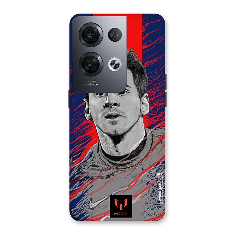 Messi For FCB Back Case for Oppo Reno8 Pro 5G