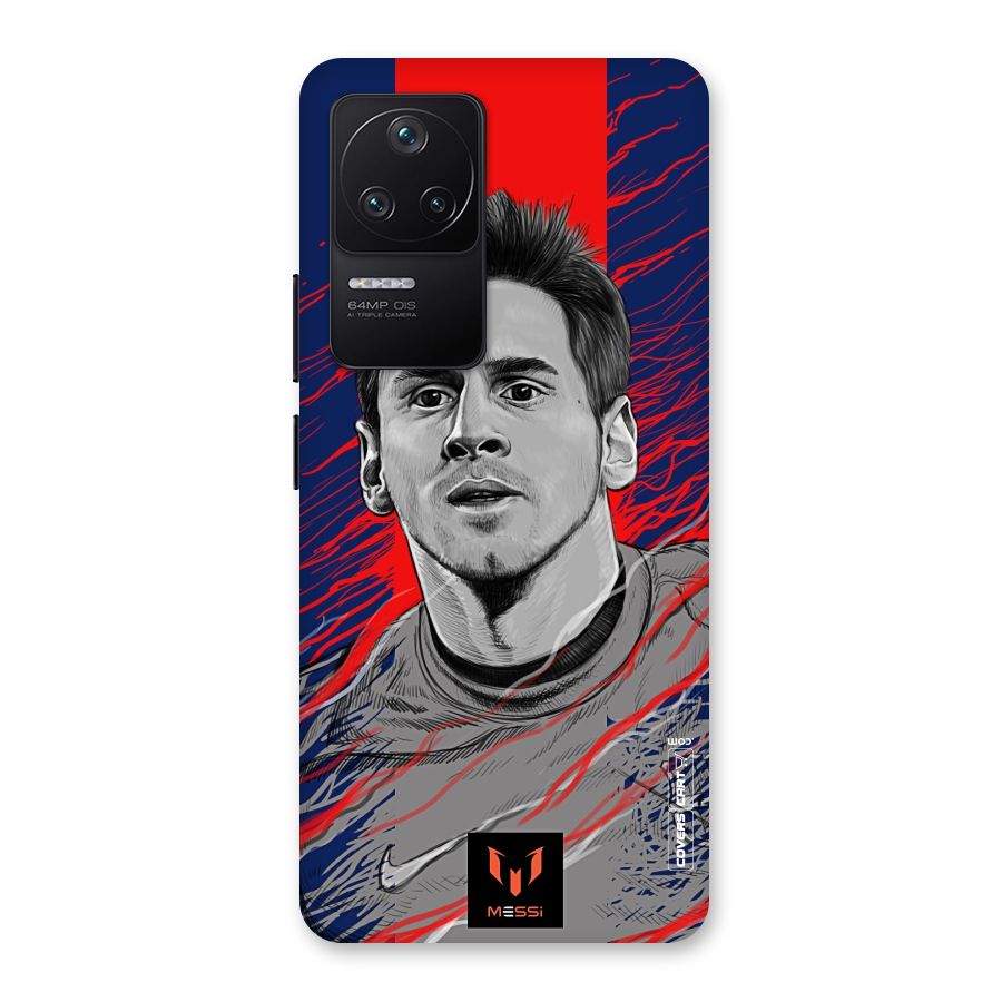 Messi For FCB Back Case for Poco F4 5G