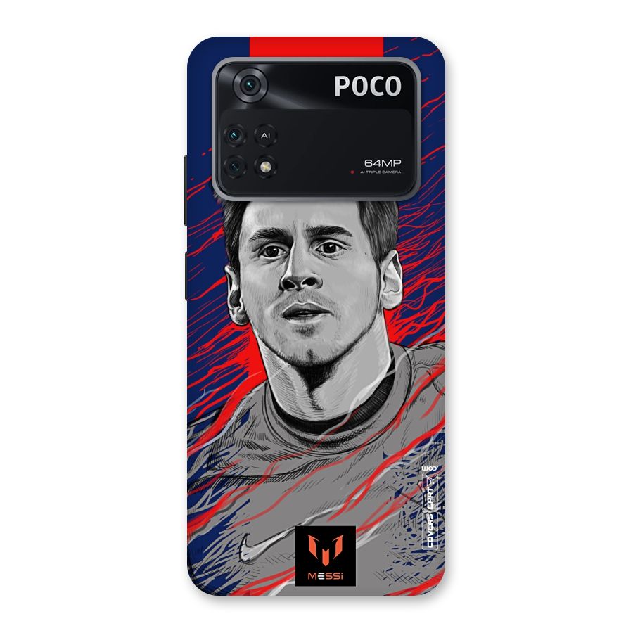Messi For FCB Back Case for Poco M4 Pro 4G