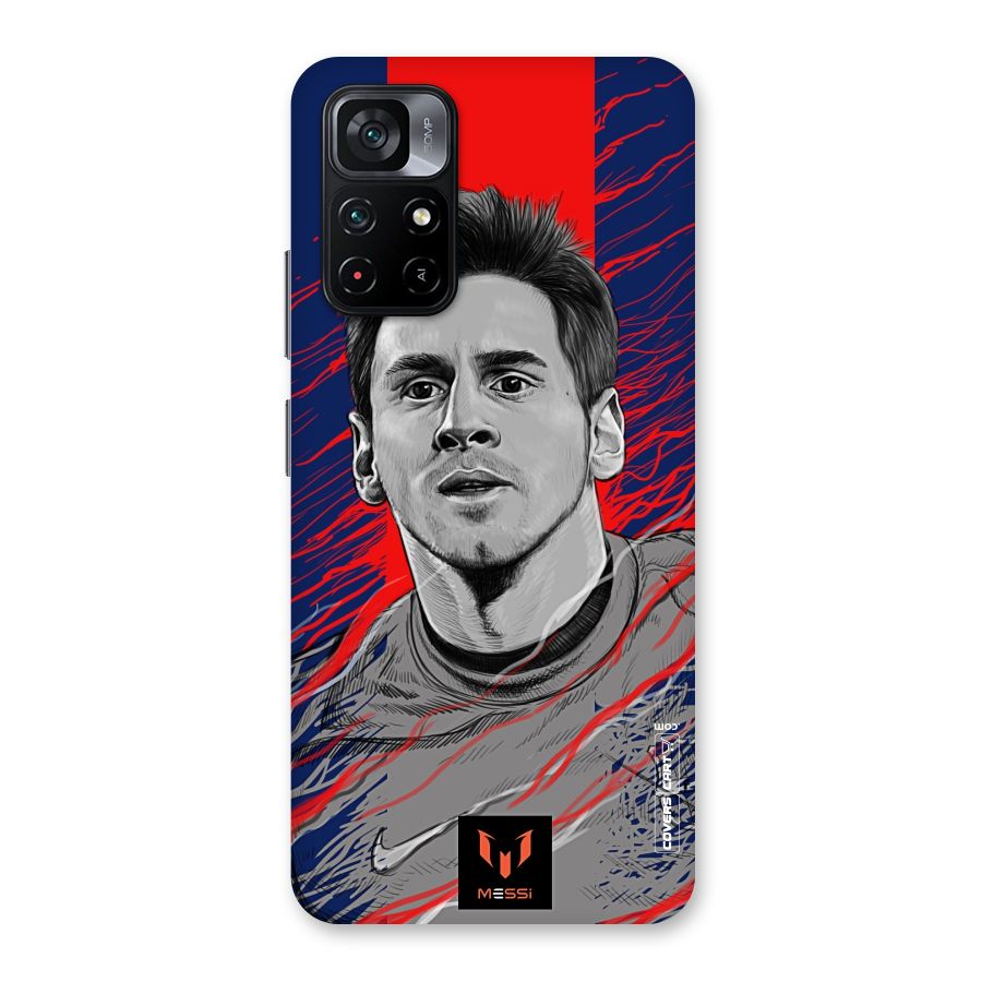 Messi For FCB Back Case for Poco M4 Pro 5G
