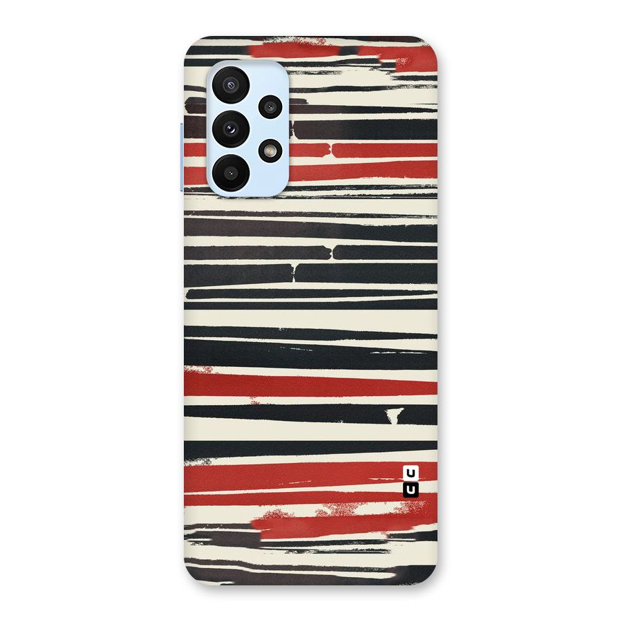 Messy Vintage Stripes Back Case for Galaxy A23