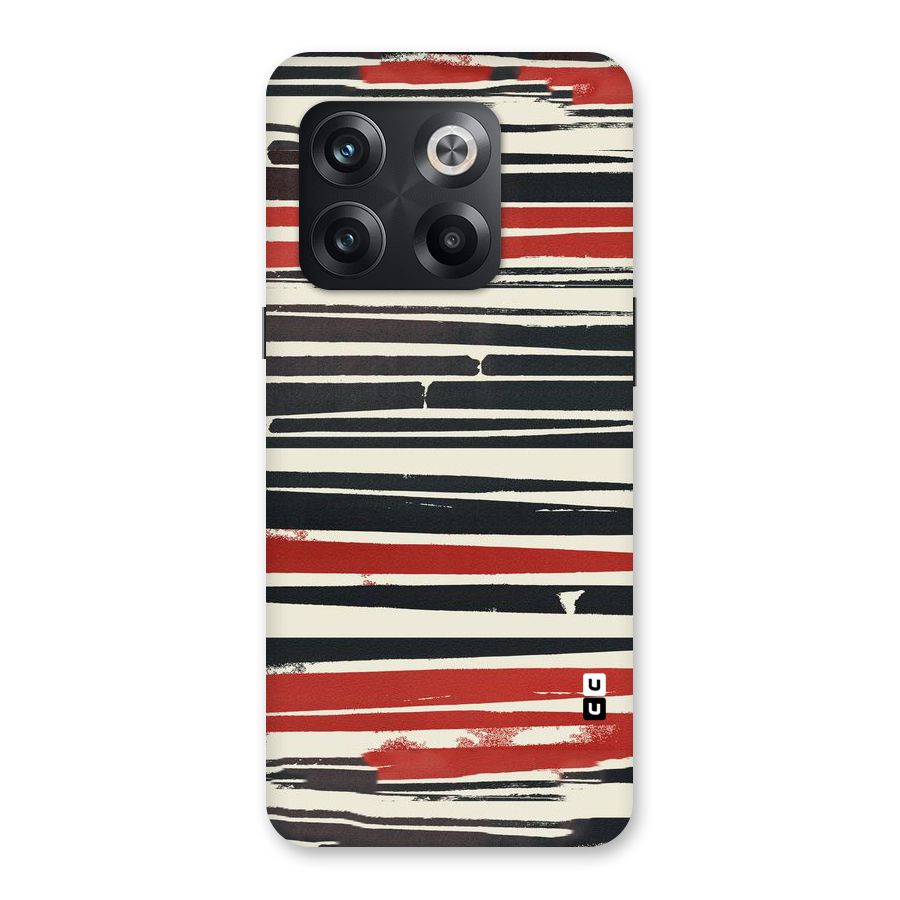 Messy Vintage Stripes Back Case for OnePlus 10T