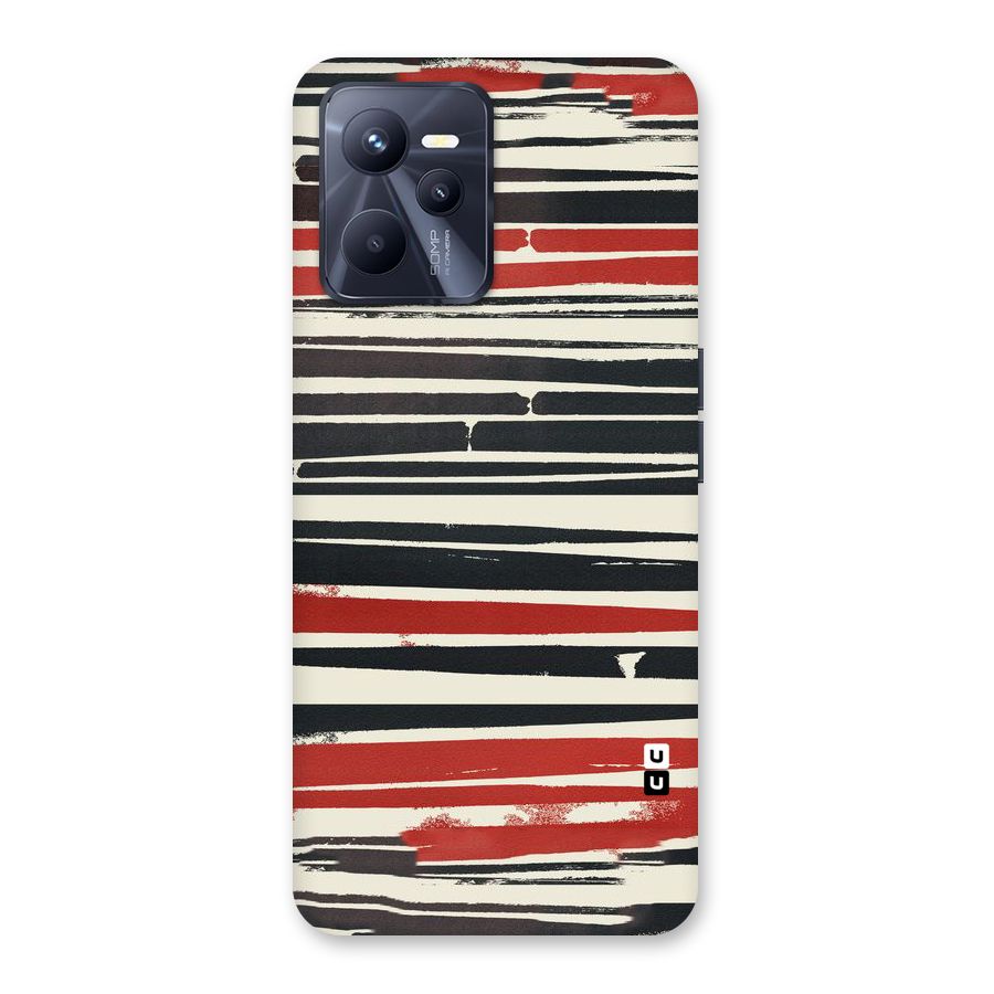 Messy Vintage Stripes Back Case for Realme C35