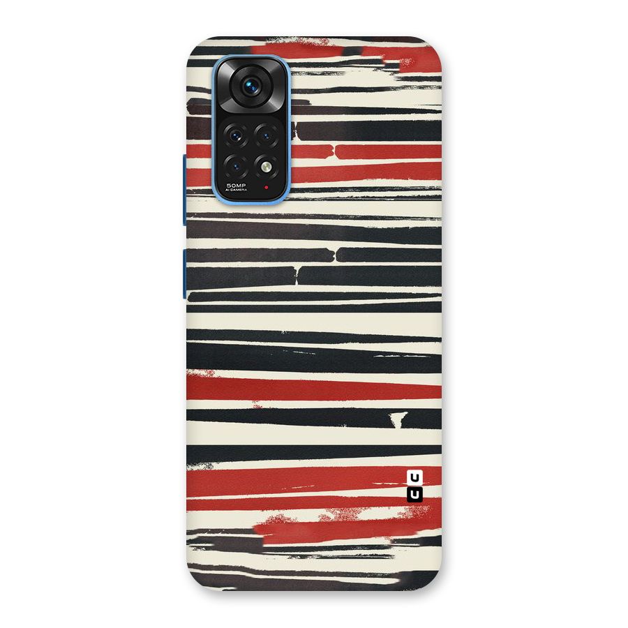 Messy Vintage Stripes Back Case for Redmi Note 11S