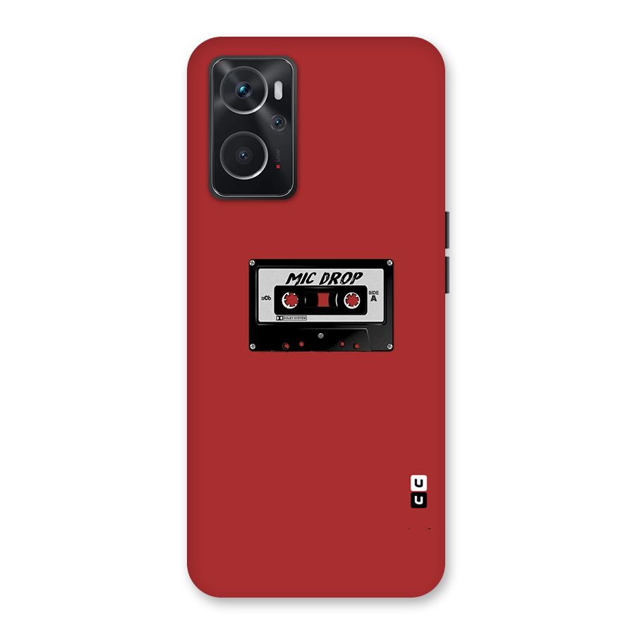 Mic Drop Cassette Minimalistic Back Case for Oppo K10 4G