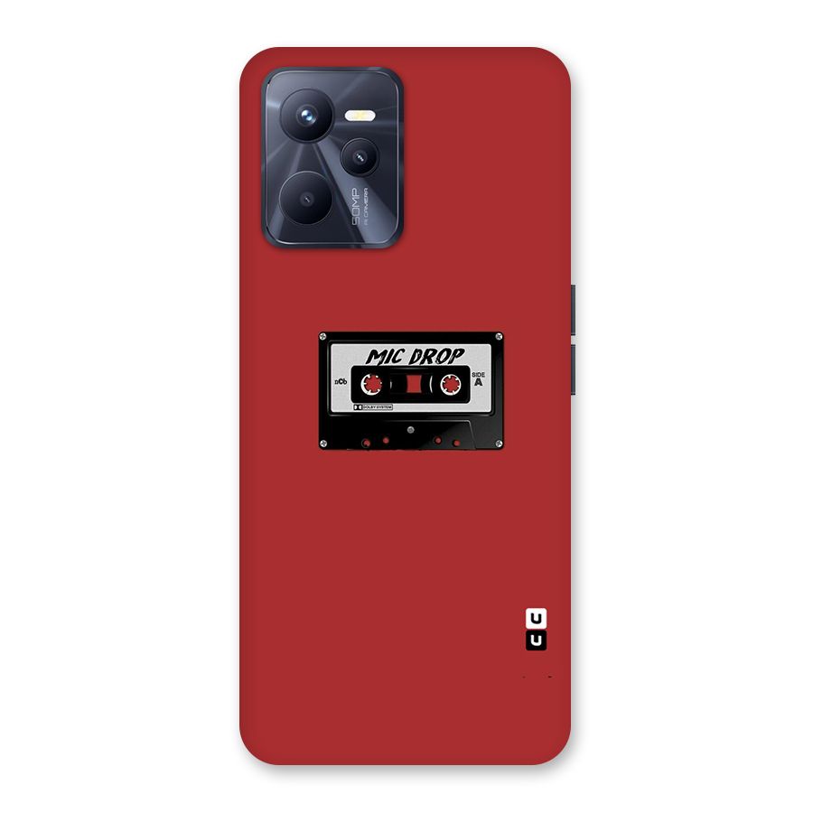 Mic Drop Cassette Minimalistic Back Case for Realme C35