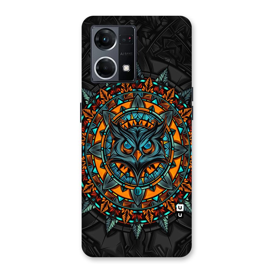 Mighty Owl Artwork Glass Back Case for Oppo F21 Pro 5G
