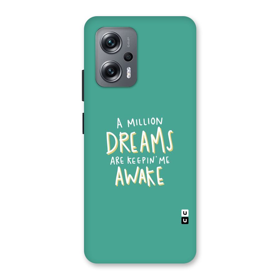 Million Dreams Back Case for Redmi K50i