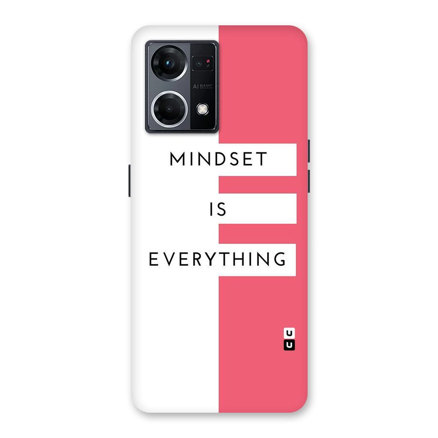 Mindset is Everything Glass Back Case for Oppo F21 Pro 5G