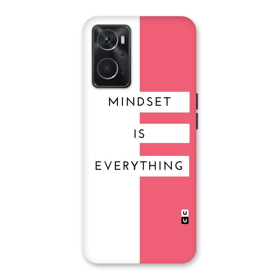 Mindset is Everything Back Case for Oppo K10 4G