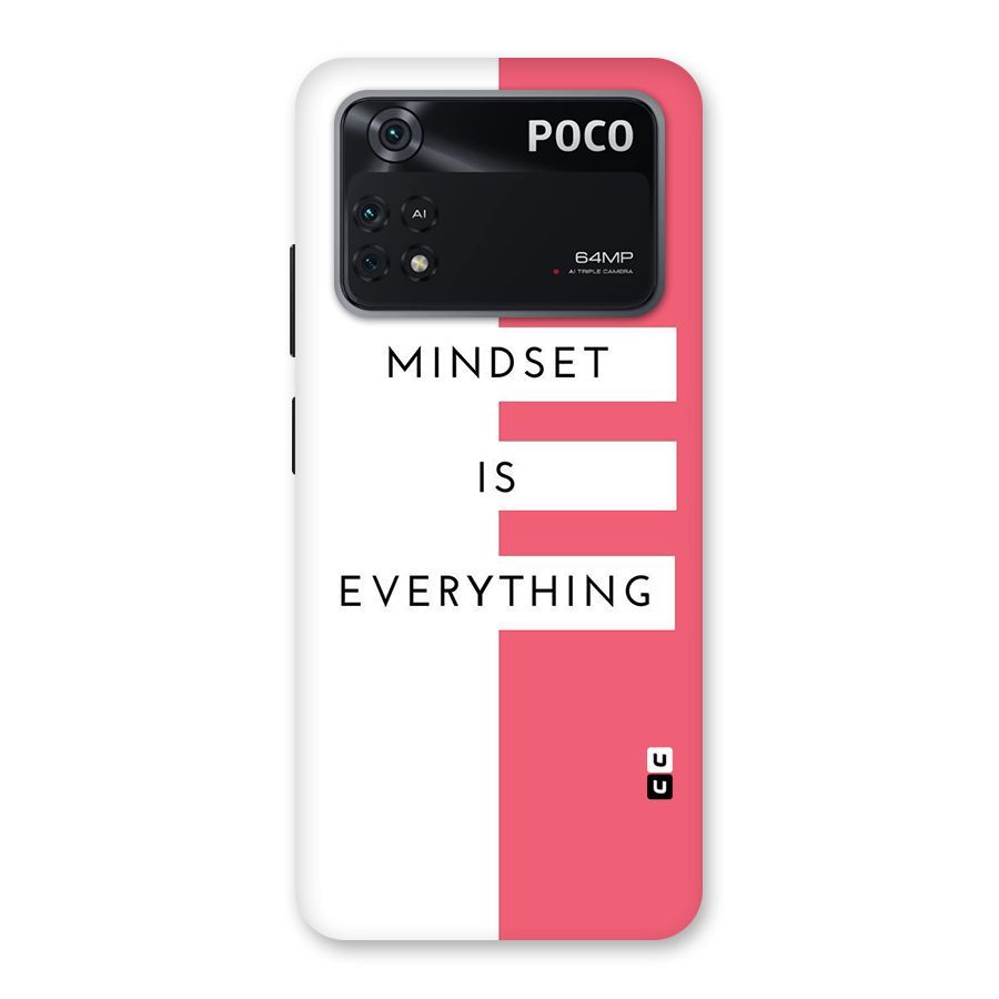 Mindset is Everything Back Case for Poco M4 Pro 4G