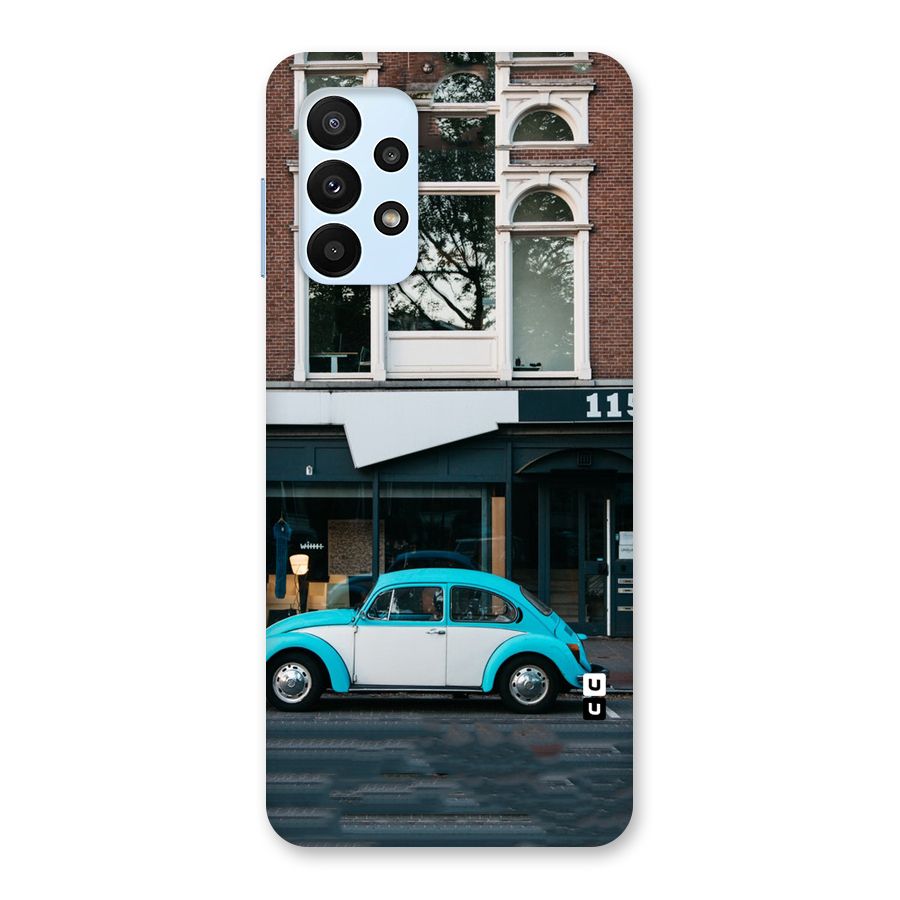 Mini Blue Car Back Case for Galaxy A23